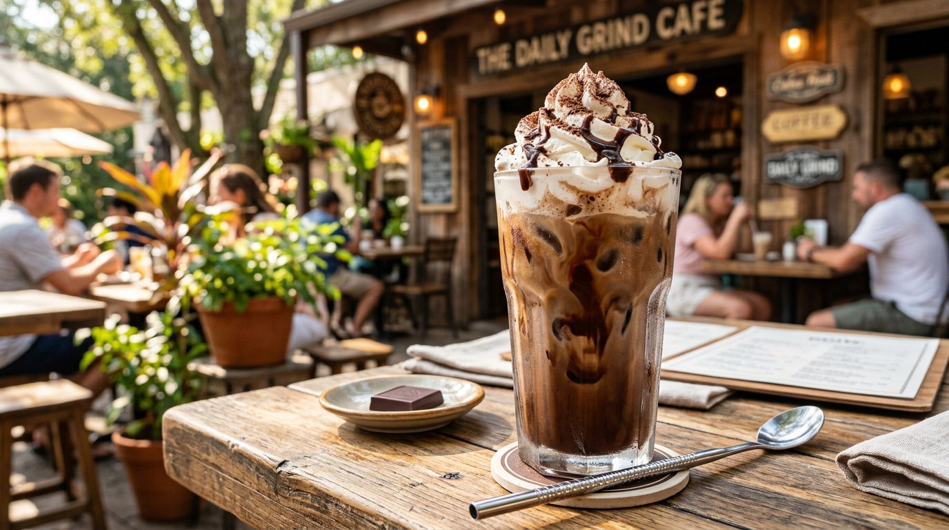Mocha Gelado Cremoso: A Combinação Perfeita de Café e Chocolate para Refrescar