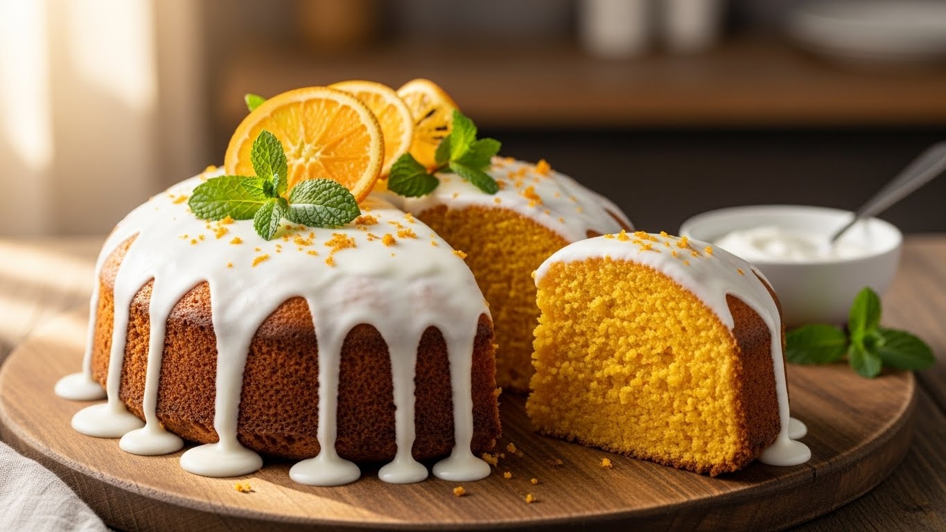 Bolo de Laranja com Iogurte