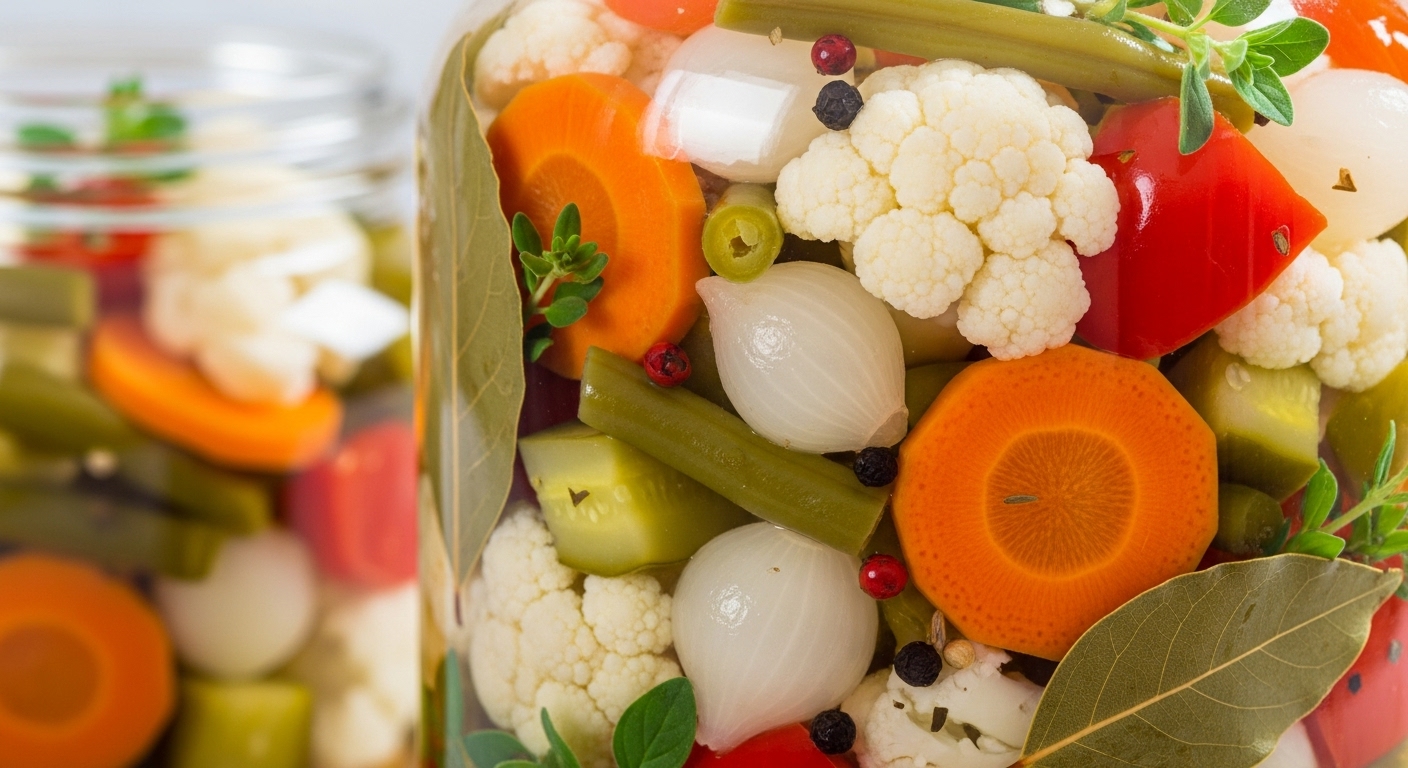Mix de Vegetais (Giardiniera) à Brasileira
