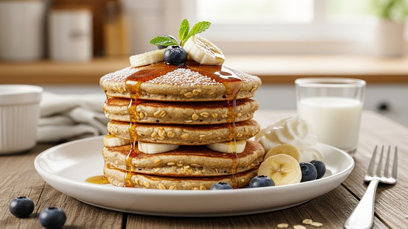 Panqueca de Banana e Aveia