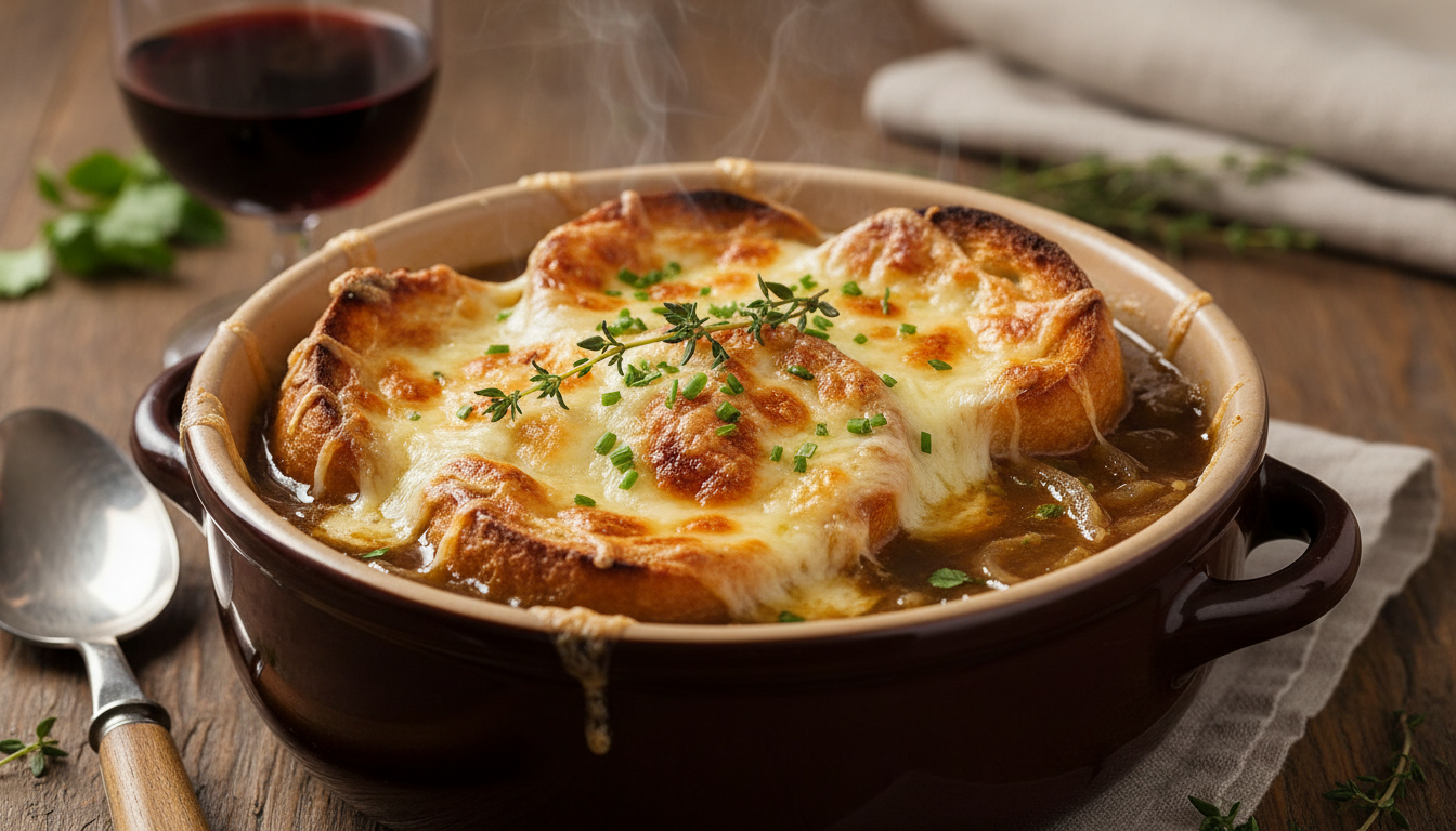 Sopa de Cebola Francesa Gratinada: Receita Tradicional Cremosa