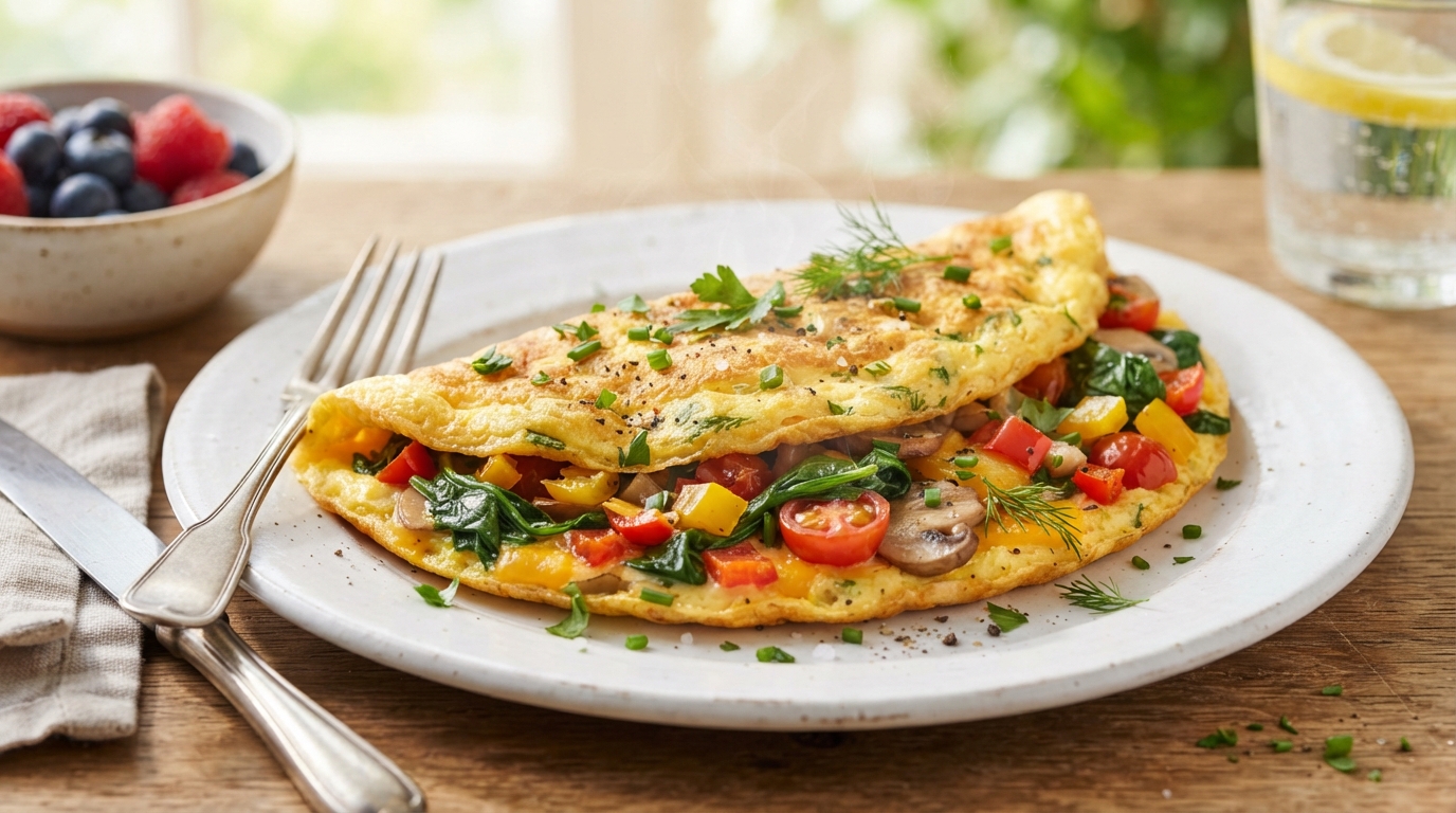Omelete de legumes