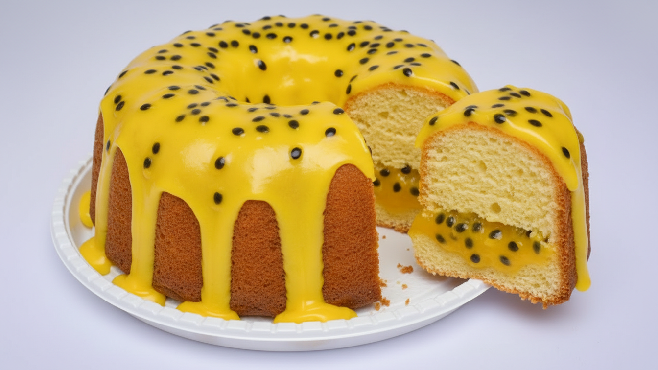 Bolo de Maracujá com a Crocância das Sementes: Receita Fácil e Surpreendente