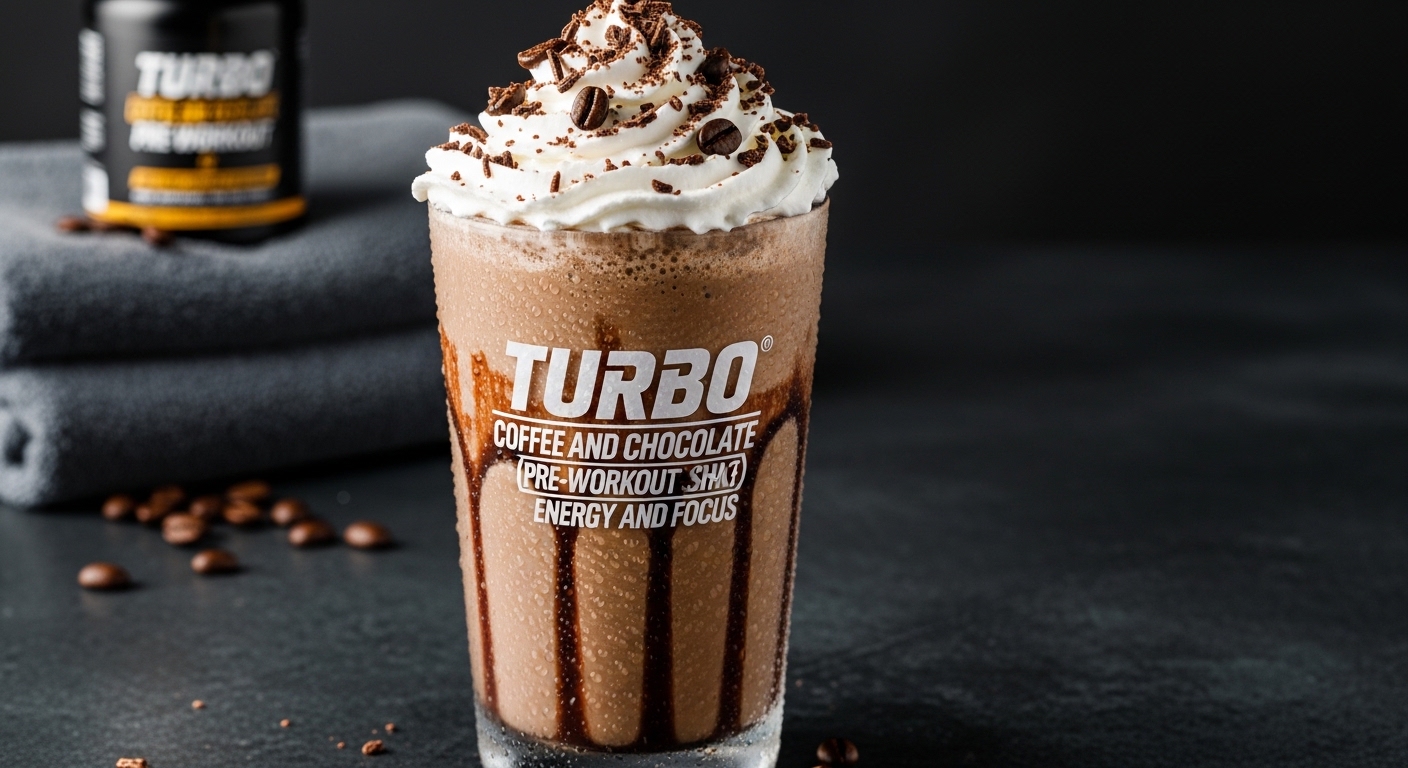 Shake Turbo de Café e Chocolate (Pré-Treino): Energia e Foco
