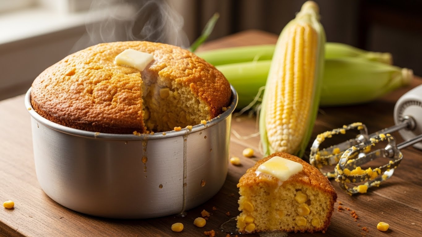 Bolo de Milho de Lata no Liquidificador