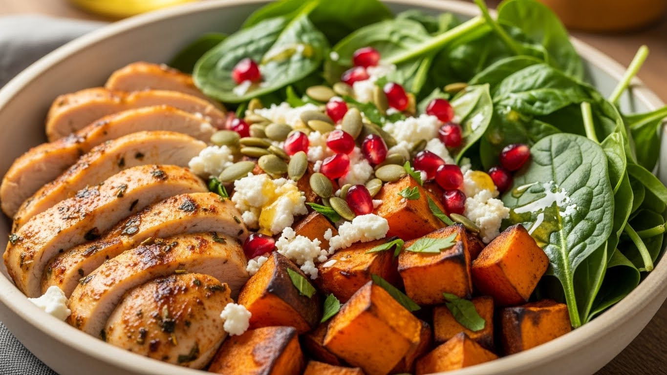 Bowl de Frango com Batata Doce