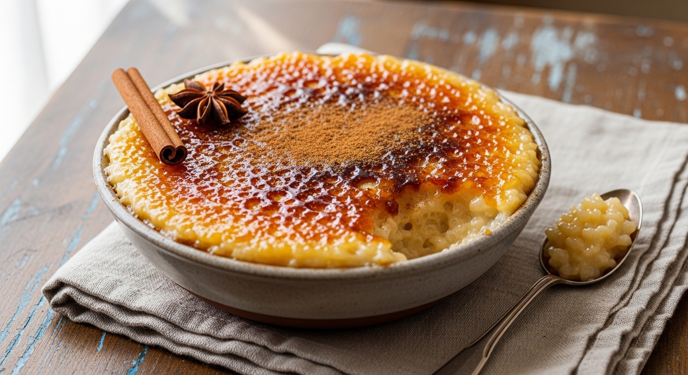 Arroz Doce Caramelizado com Toque de Canela: Receita Fácil e Diferente