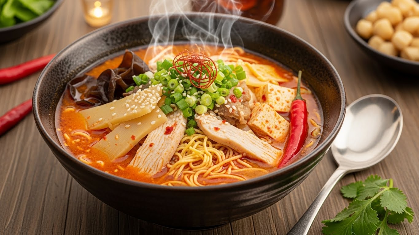 Sopa Agridoce e Picante