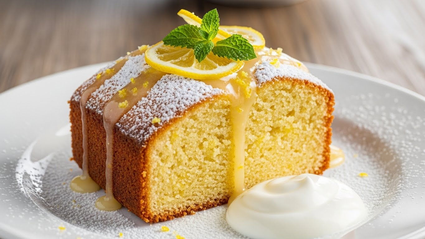 Bolo de Limão Siciliano (Com Iogurte)