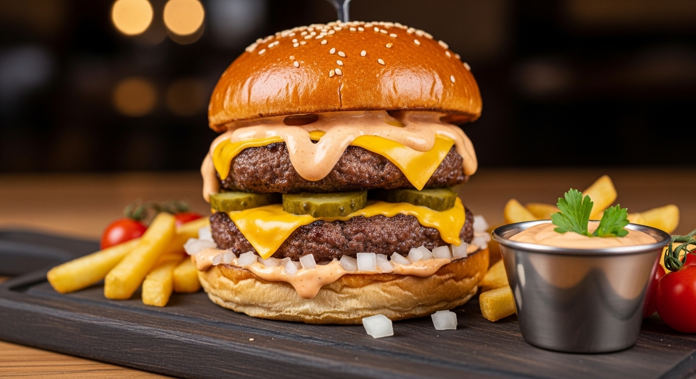 Double Cheeseburger com Molho Especial