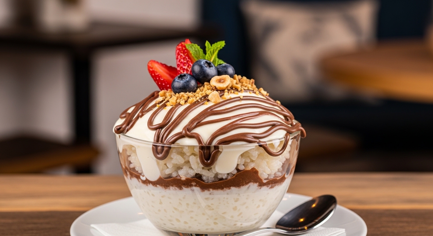 Arroz Doce com Leite Ninho e Nutella: A Versão Gourmet que é Sucesso de Vendas