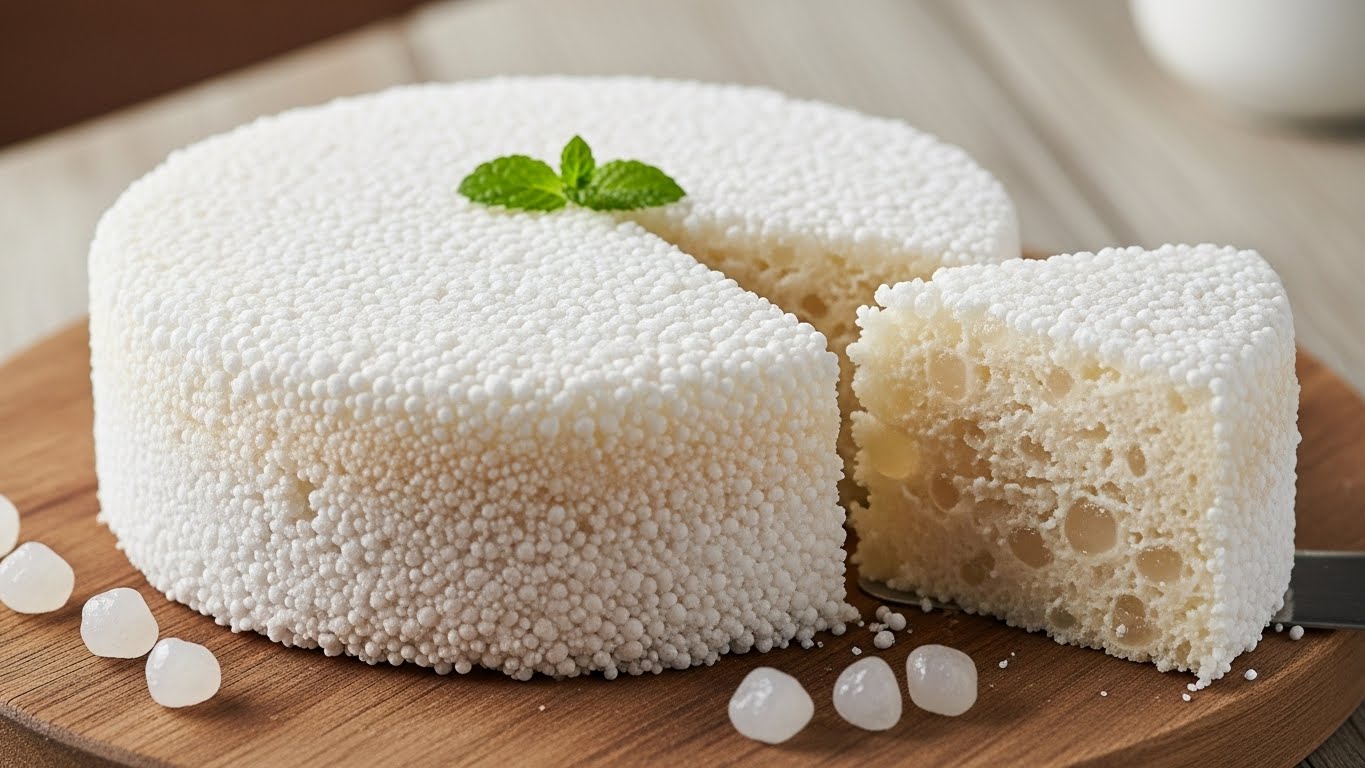 Bolo de Tapioca Granulada (Sem Forno)