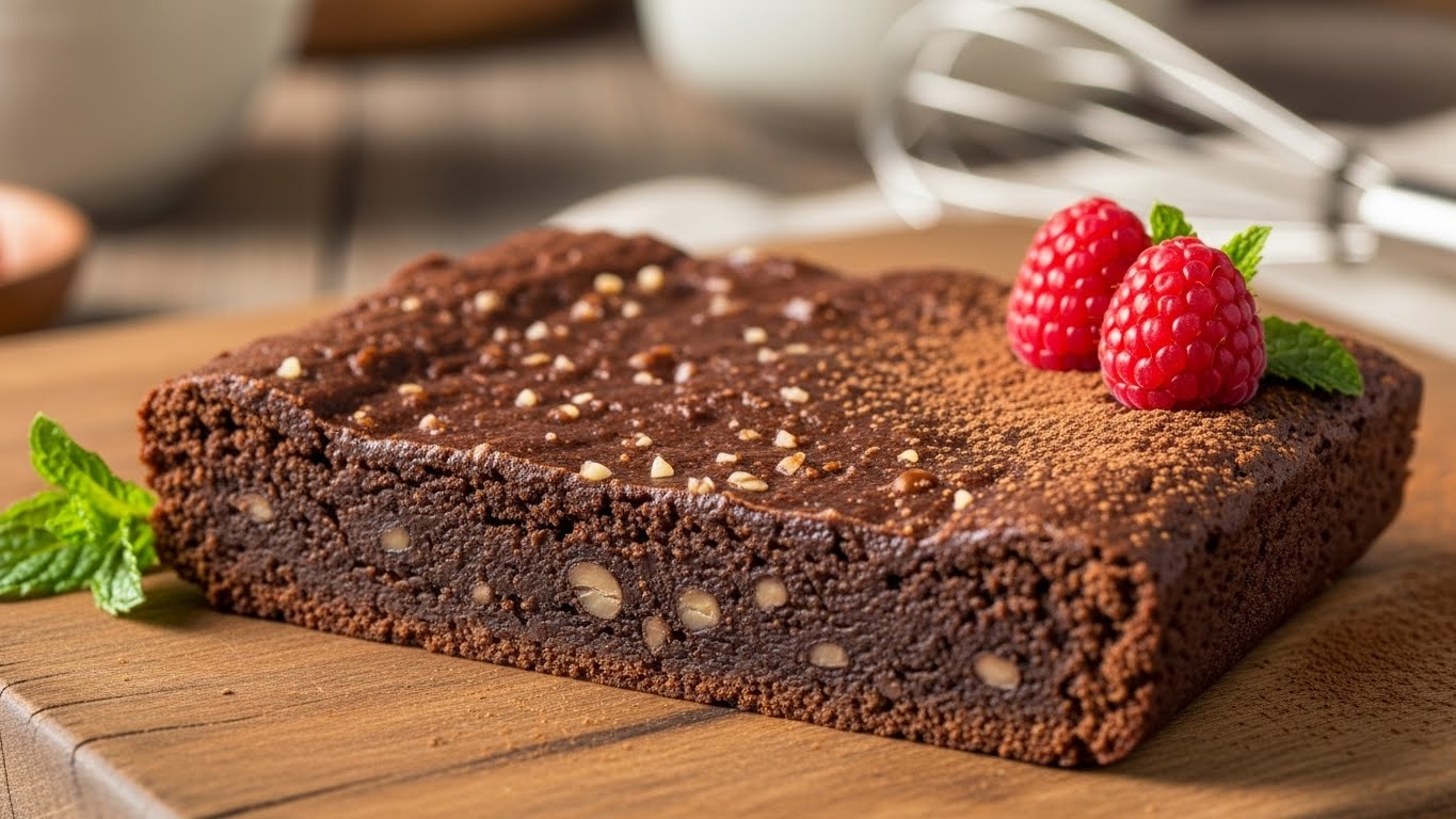 Brownie Fit de Feijão Preto