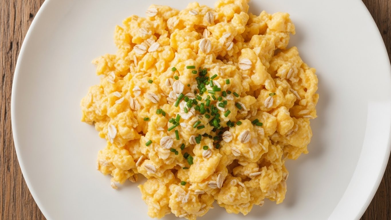 Ovos Mexidos com Aveia