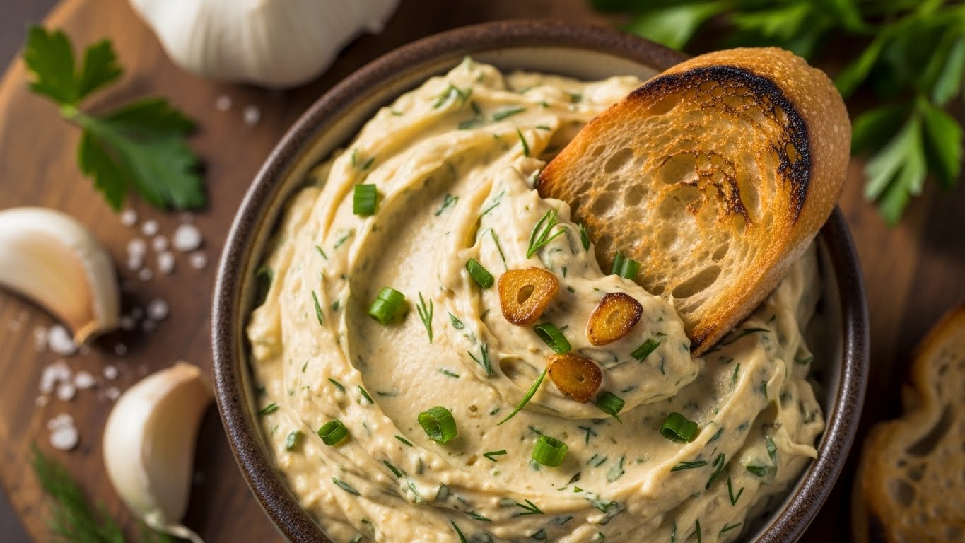 Segredo Cremoso de Alho e Páprica Defumada