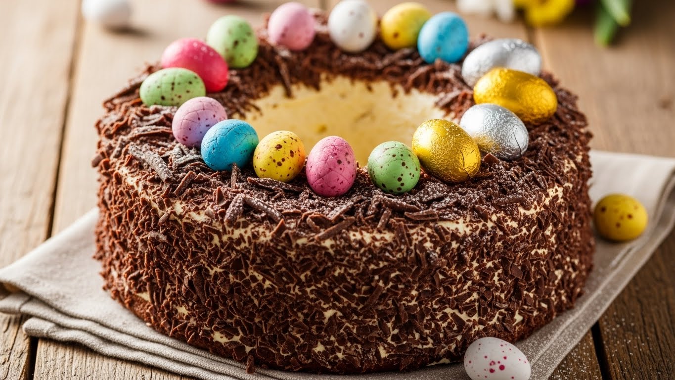 Ninho de Páscoa com Chocolate