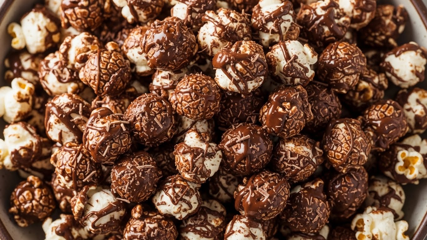 Pipoca Doce de Chocolate