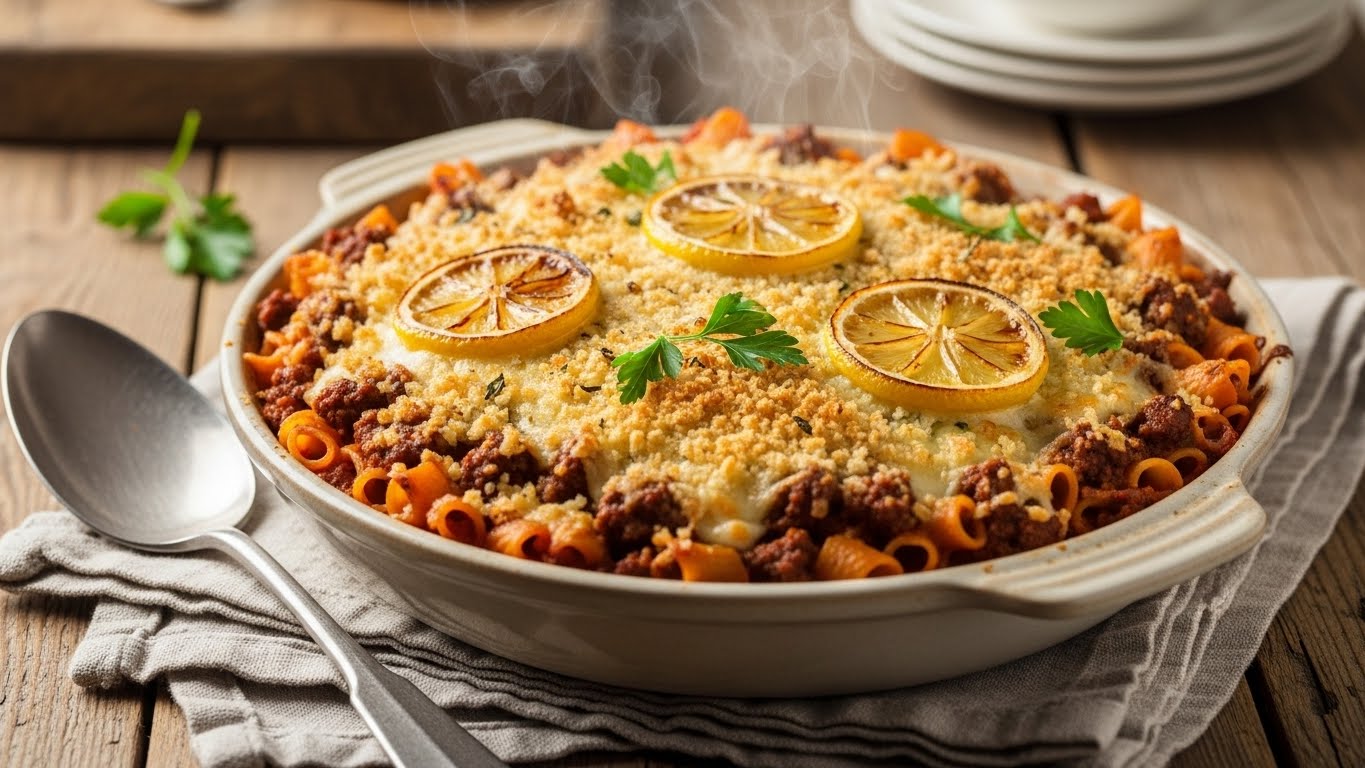 Escondidinho Rápido de Carne Moída ao Limone