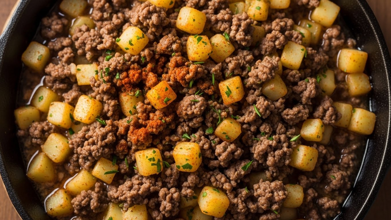 Carne Moída com Batata
