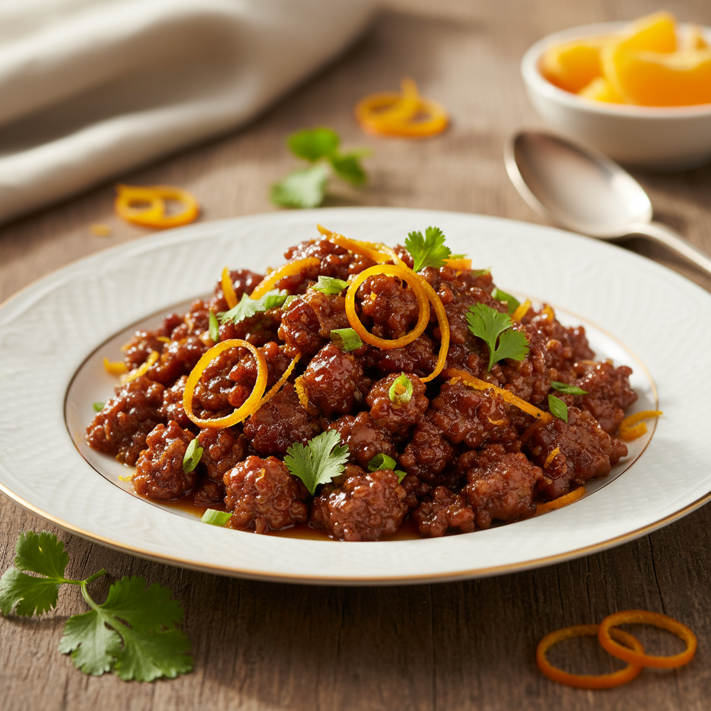 Tesouro da Vovó: Carne Moída Caramelizada com Toque Cítrico