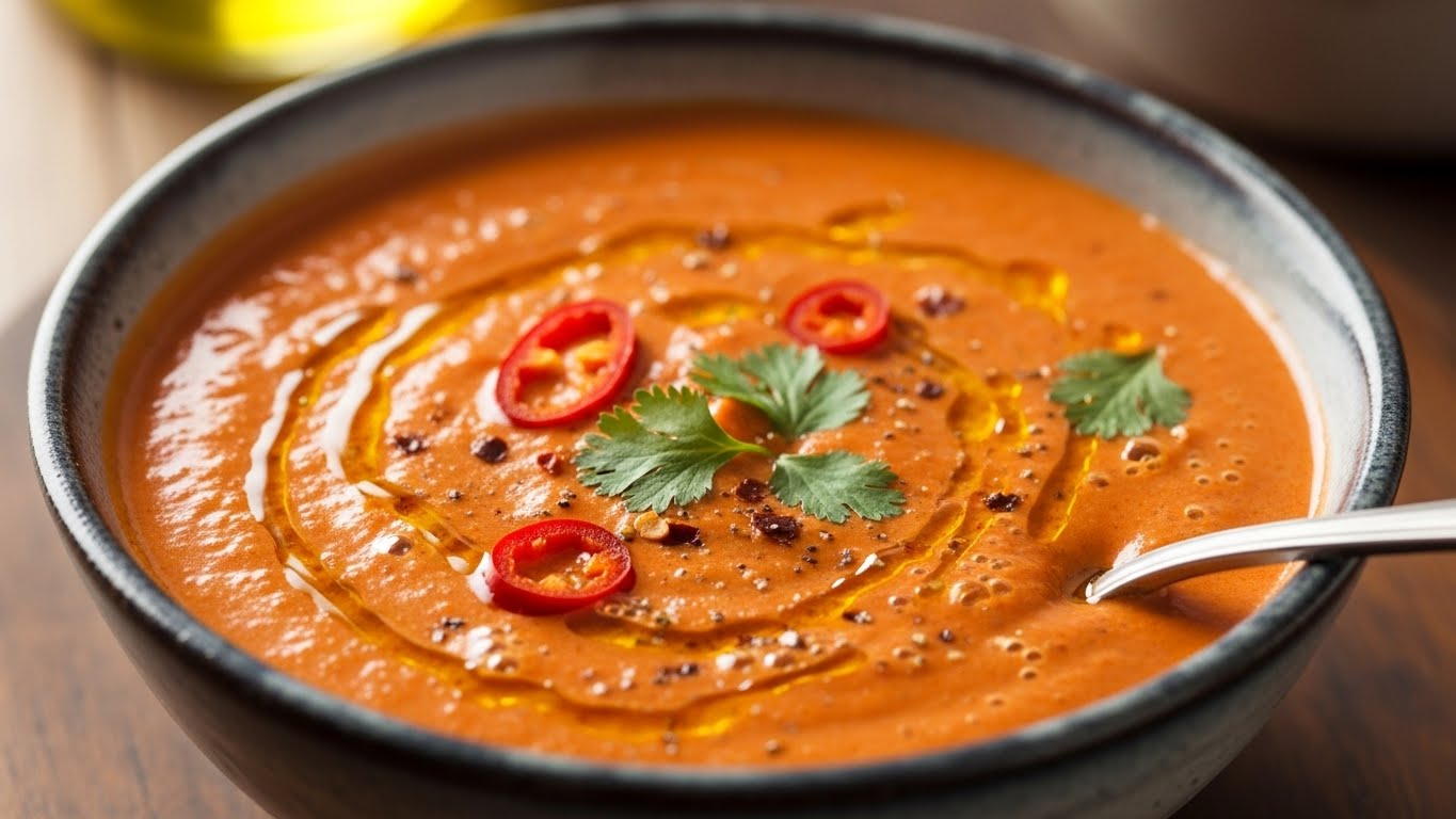 Molho Cremoso de Pimentão Vermelho Picante