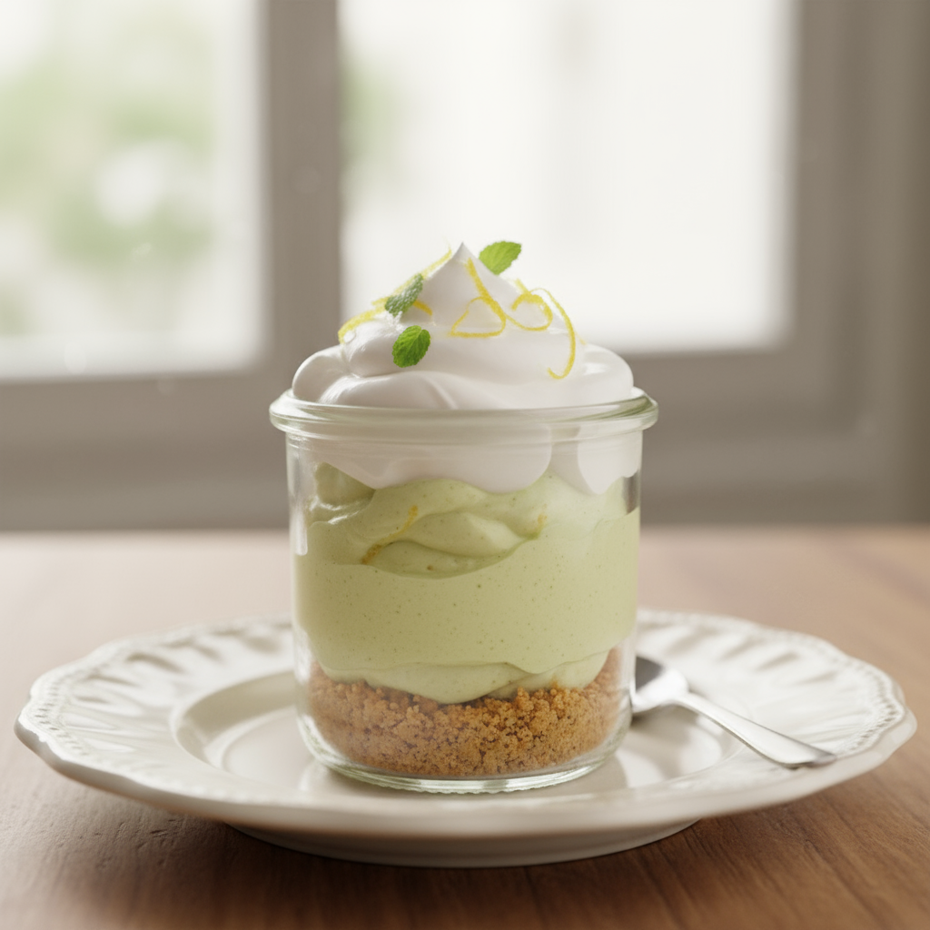 Torta Mousse de Limão Expressa no Pote