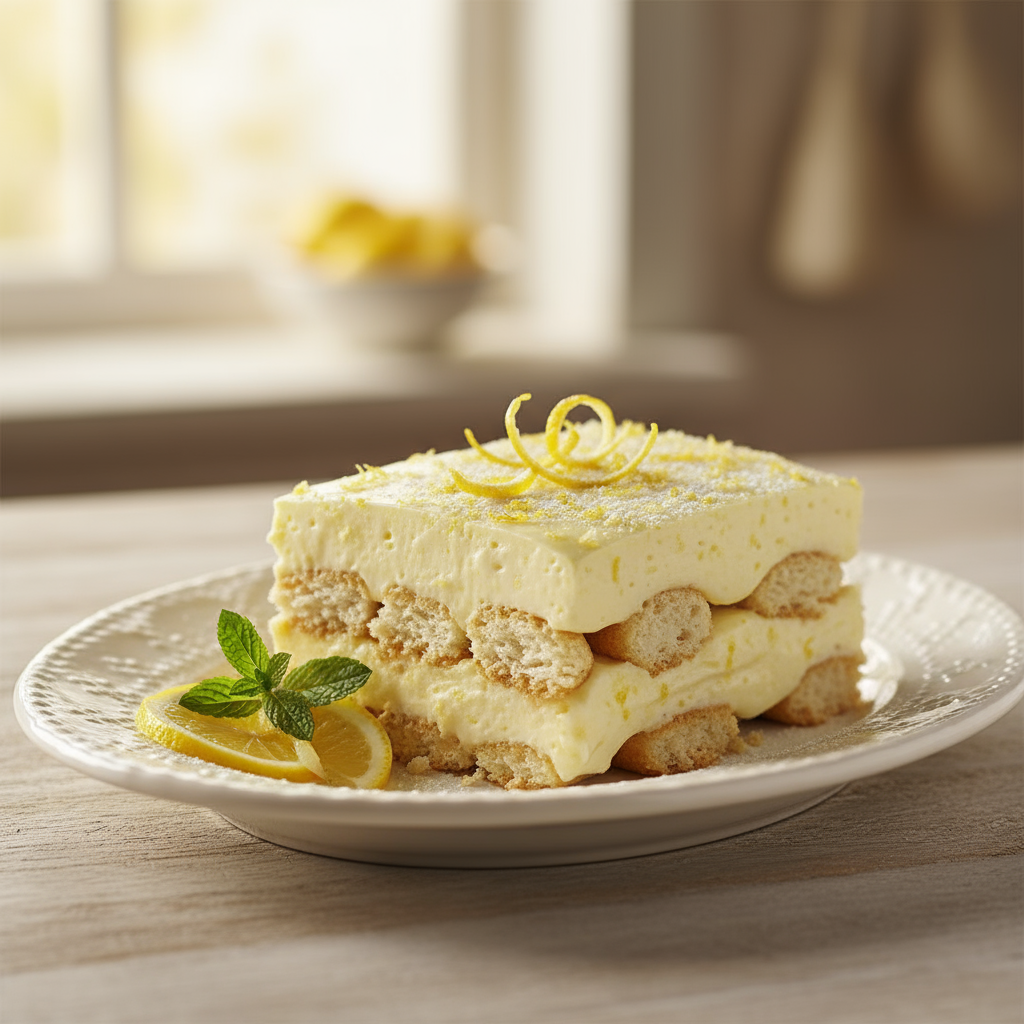 Pavê Rápido de Limão Siciliano da Vovó