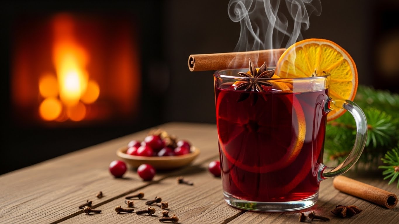 Quentão de Vinho com Especiarias