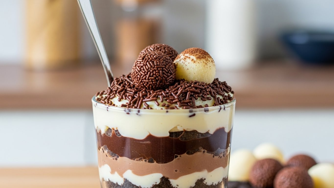 Pavê Rápido de Brigadeiro de Colher