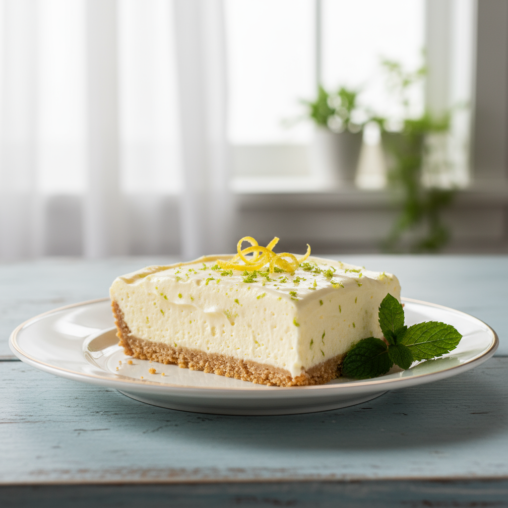 Torta Mousse de Limão Cremosa de 15 Minutos
