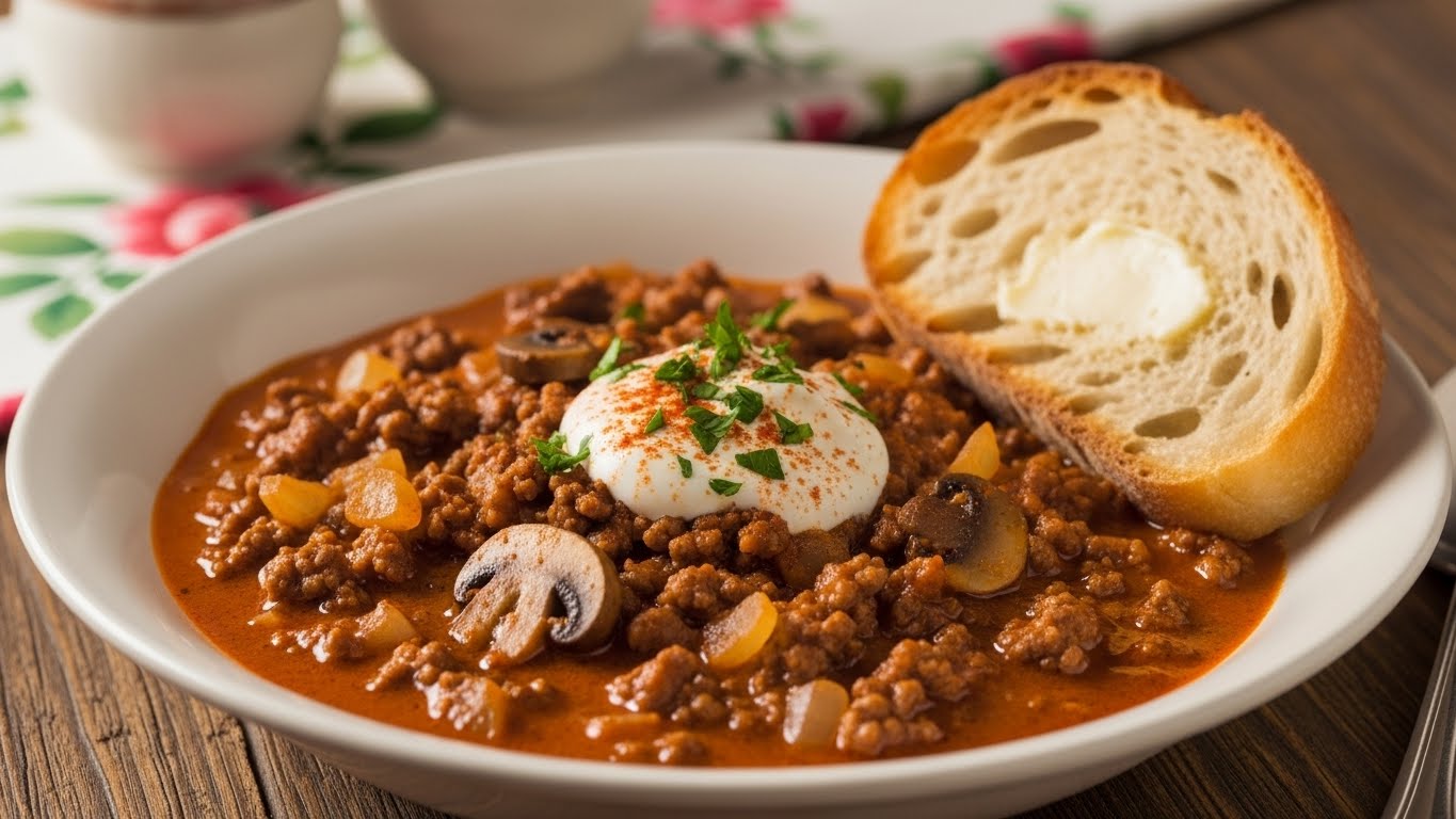 Carne Moída Cremosa da Vovó com Páprica