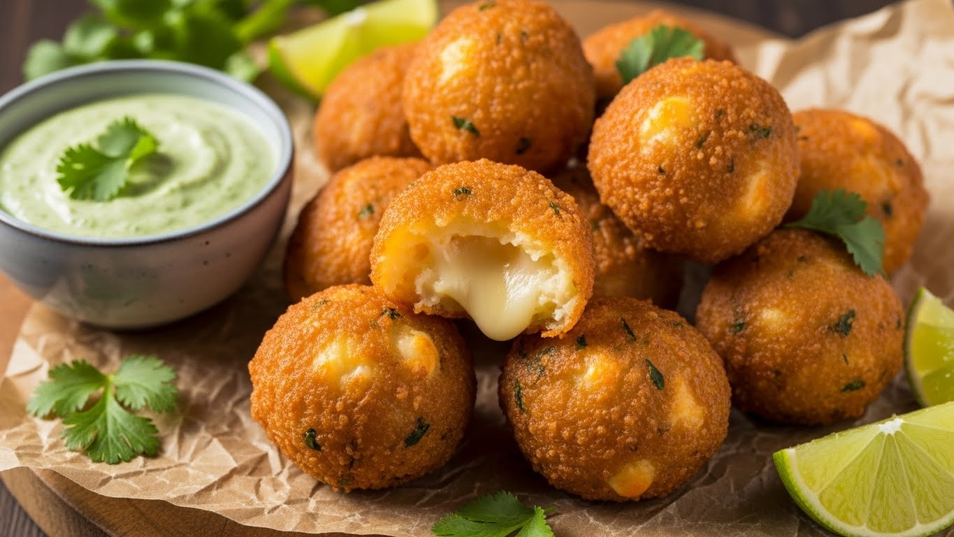 Bolinho de Mandioca com Queijo