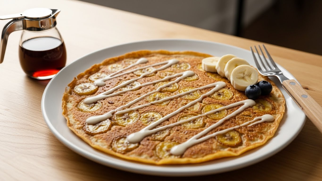 Panqueca de Banana com Whey