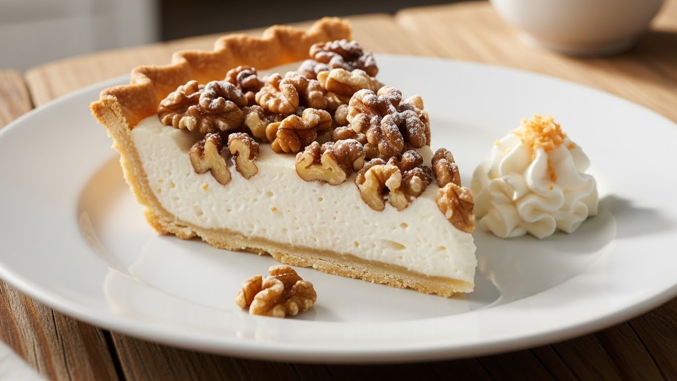 Torta de Nozes com Baba de Moça