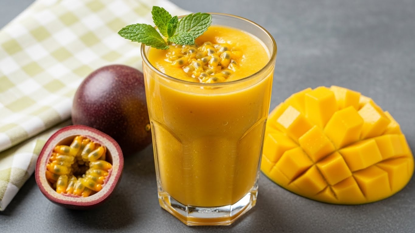 Smoothie de Manga e Maracujá