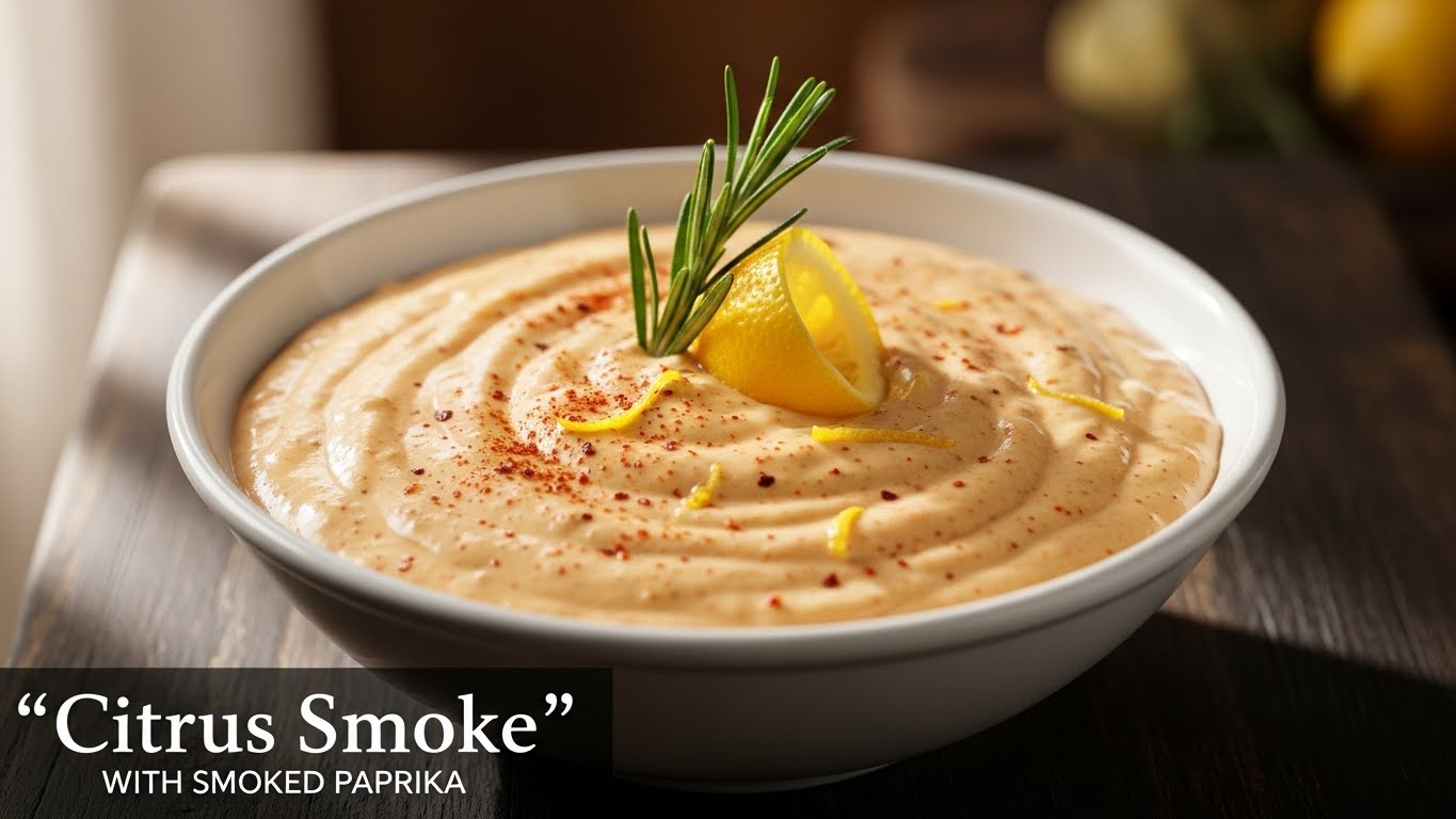 Molho Cremoso "Fumaça Cítrica" de Páprica Defumada