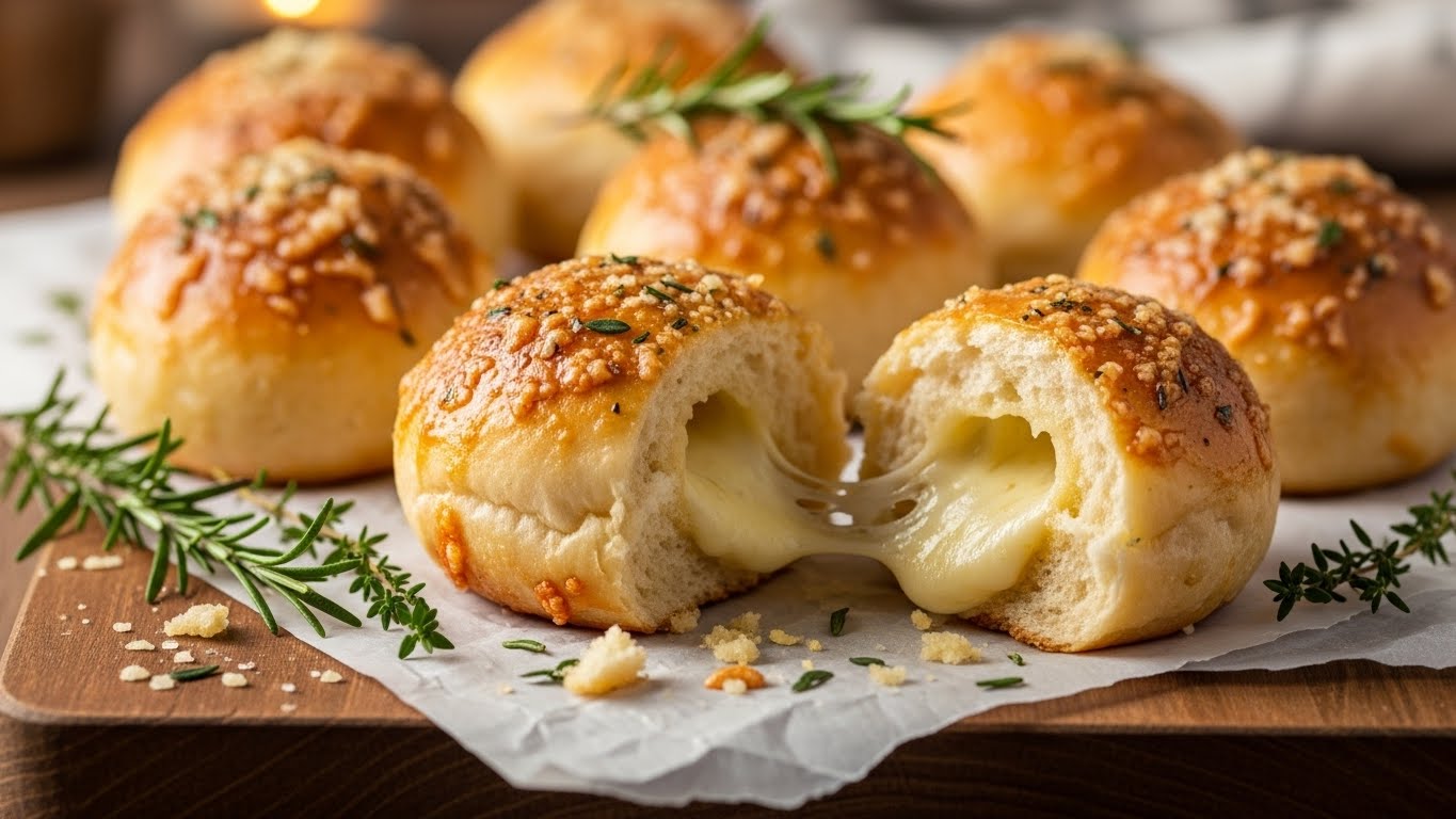 Rolinhos Crocantes de Queijo e Alho (Air Fryer/Forno)