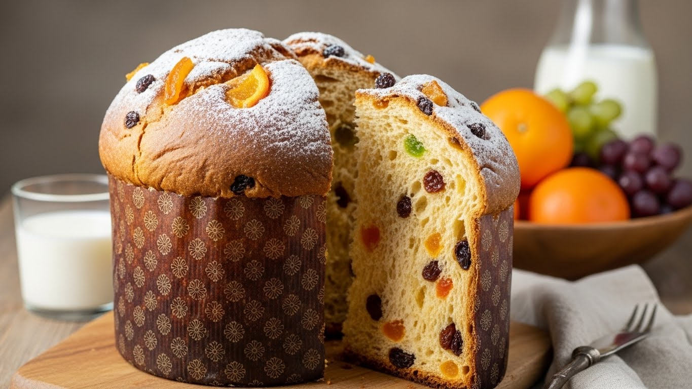 Panetone Caseiro de Frutas