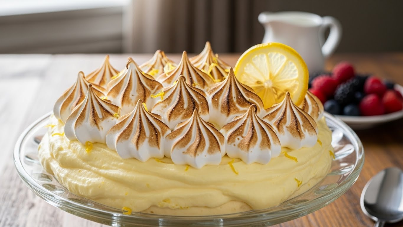 Suspiro de Limão Cremoso (Mousse Rápida)