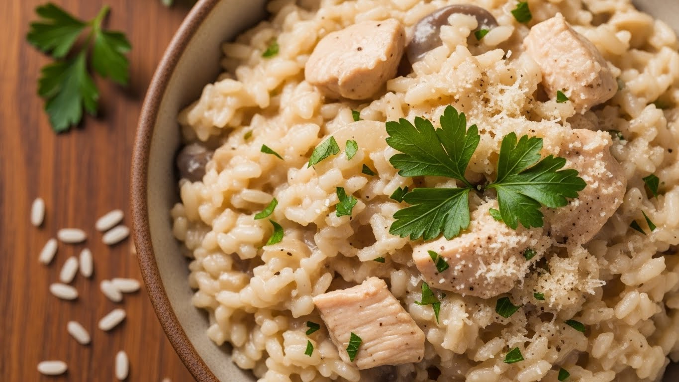 Risoto de Frango Cremoso