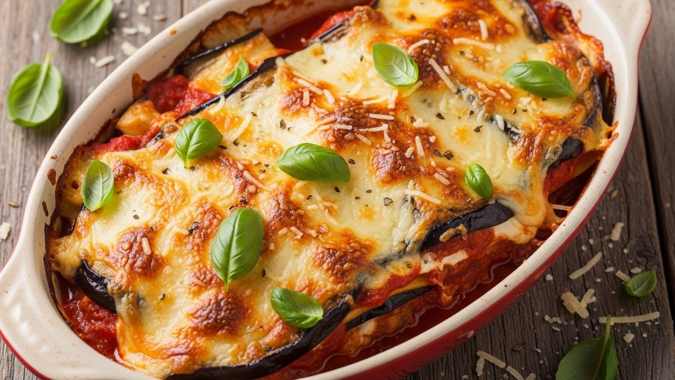 Lasanha de Berinjela Gratinada