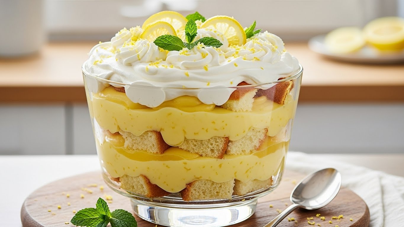 Pavê Sonho de Limão Cremoso