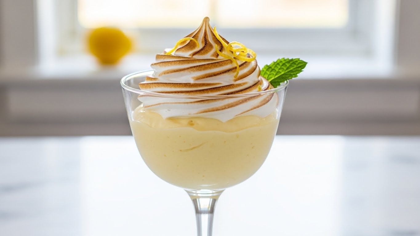 Suspiro de Limão na Taça (Mousse Cremosa Rápida)