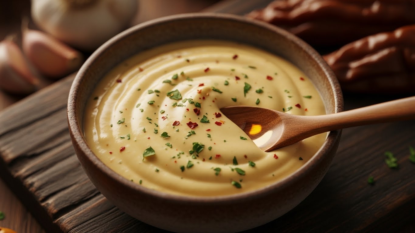 Molho Cremoso de Alho e Pimenta Defumada