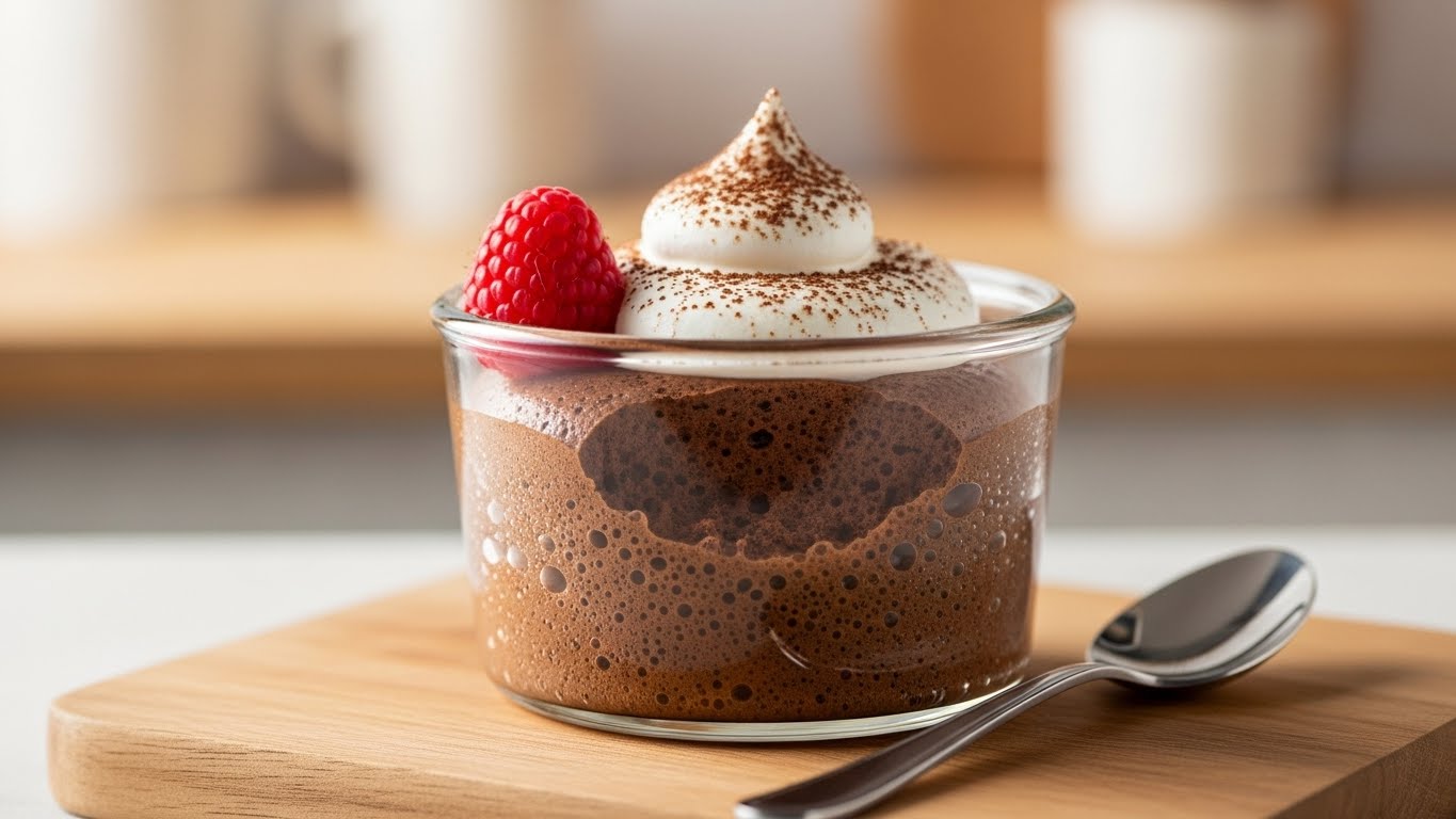 Mousse de Chocolate com 3 Ingredientes