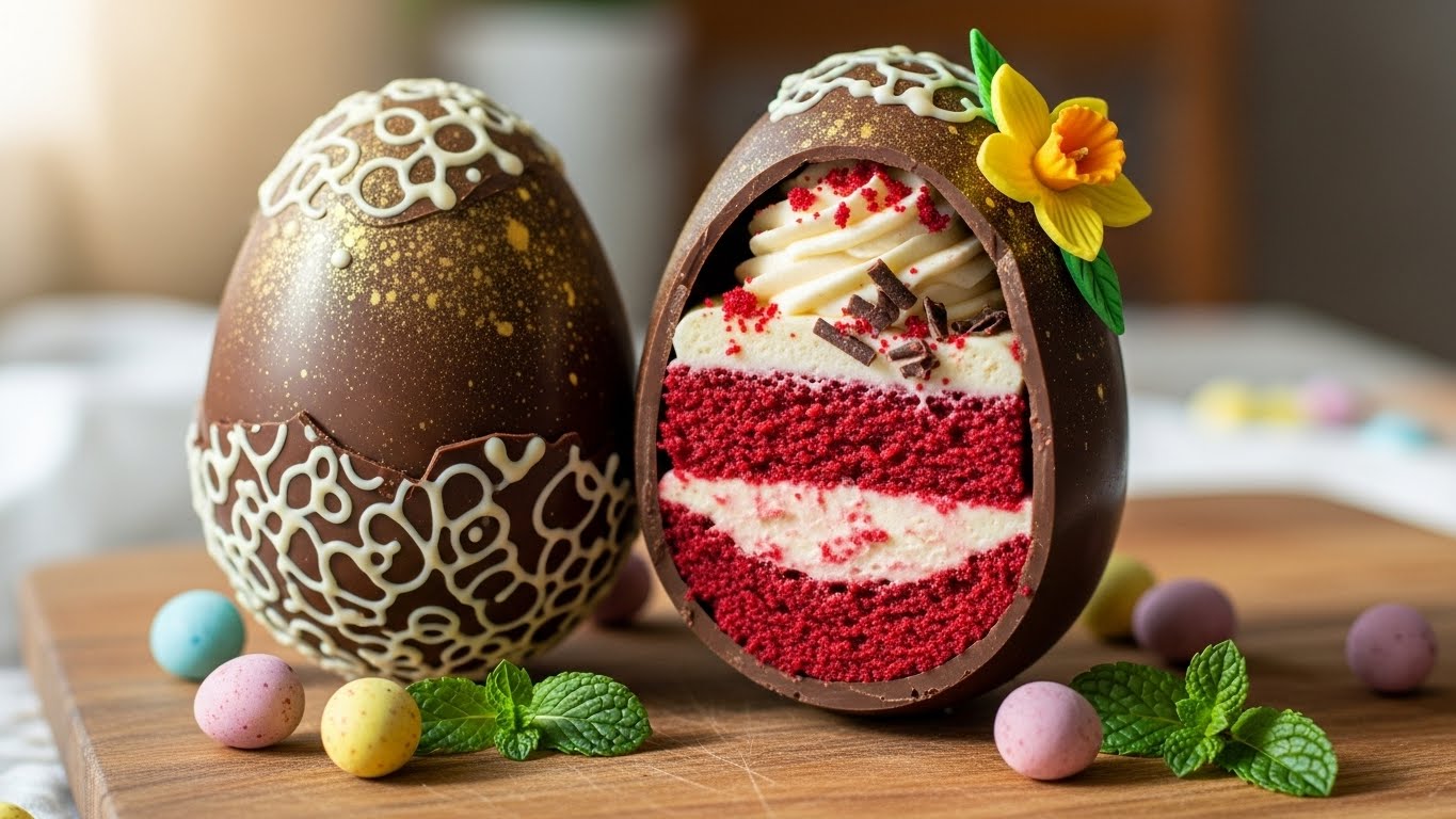 Ovo de Colher de Red Velvet