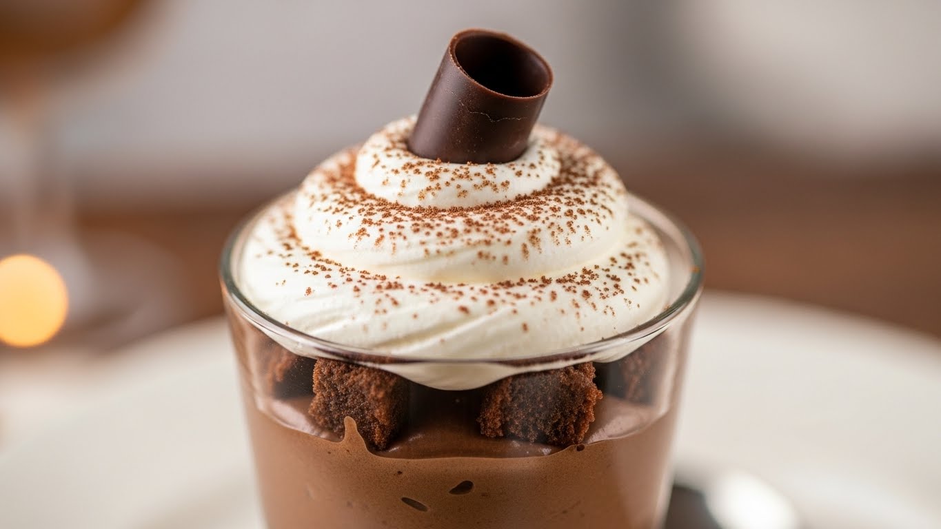 Taça de Chocolate Cremosa da Vovó