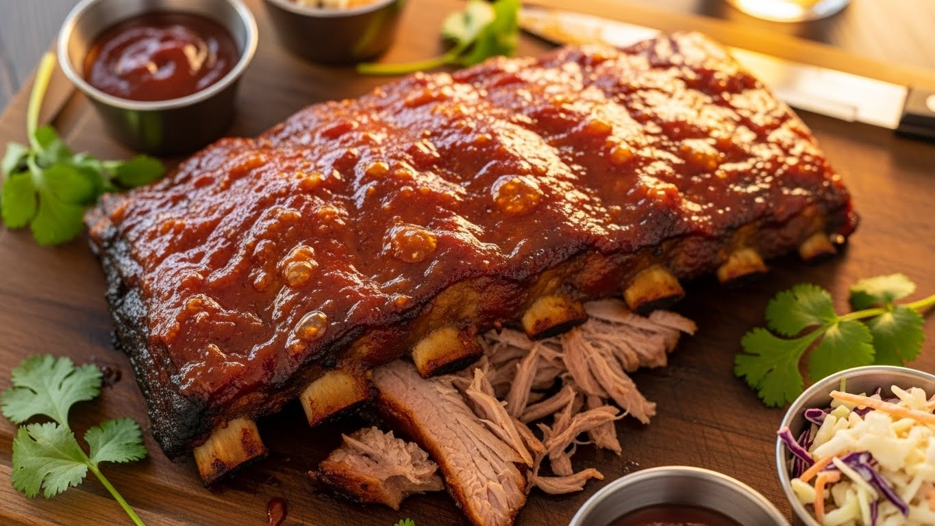 Costelinha de Porco ao Molho Barbecue