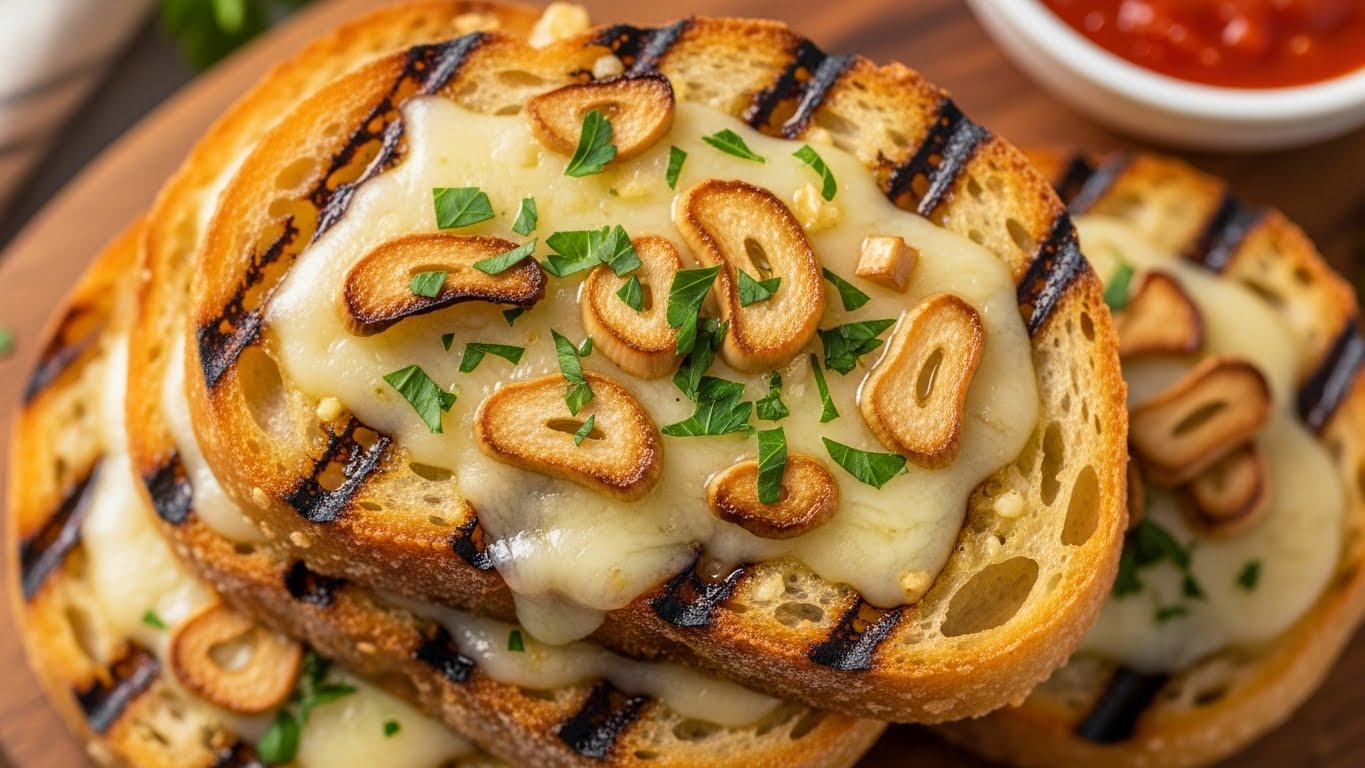 Croques Crocantes de Queijo e Alho